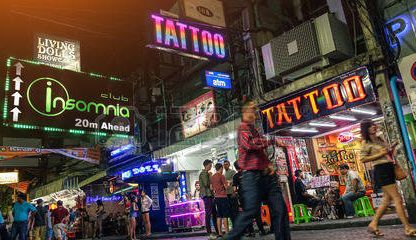 Tattoo Parlours In Pattaya, Thailand