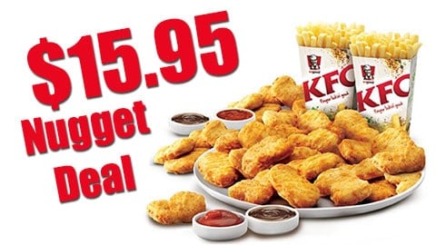 $15.95 Kfc Nugget Deal Australia