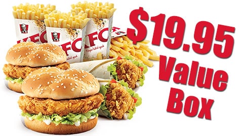 $19.95 Kfc Value Box Deal