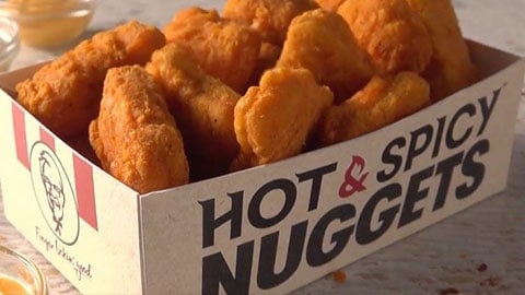 24 For $10 Kfc Hot & Spicy Nuggets Voucher
