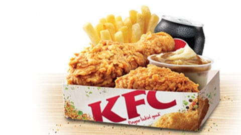 $5 Kfc Lunch Deal Hot & Spicy Box