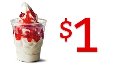 $1 Large Sundae Mcdonalds Australia Coupon