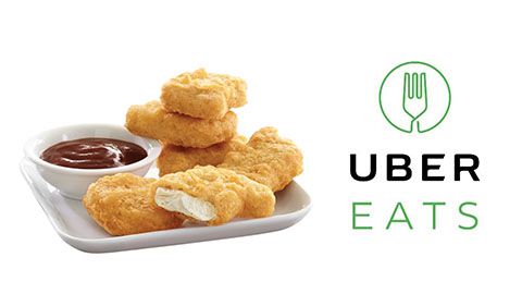 10 Chicken Nuggers For Free Deal @ Maccas Uber Eats Welcome Offer