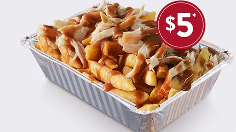 Loaded Chips With Chicken & Gravy Deal At Red Rooster