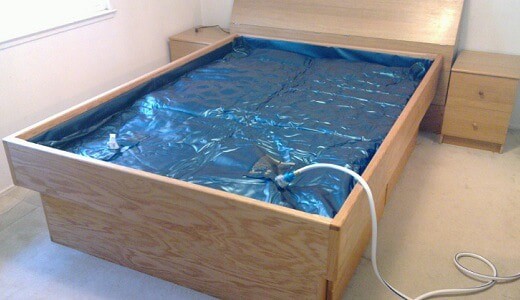 Water Beds Filled Up Using A Hose