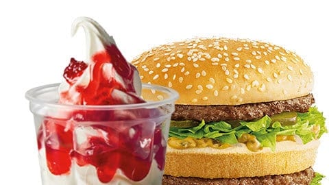 Free Large Sundae With Mcclassic Burger
