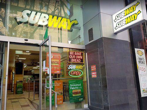 A Subway Store In The Melbourne Cbd