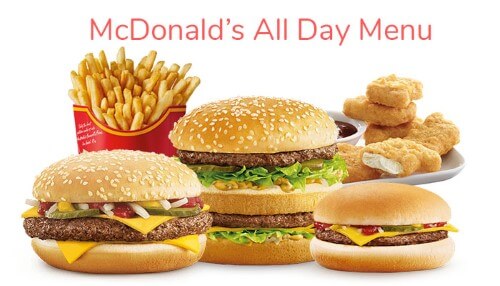 Mcdonald's All Day Menu