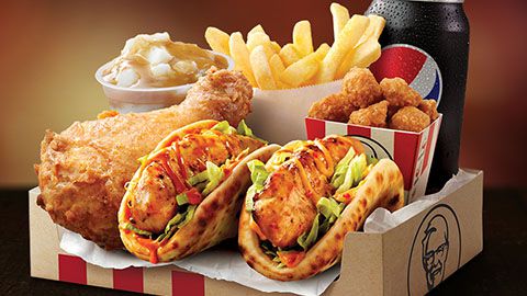 Baked Sliders Boxed Meal Deal At Kfc For $11.95