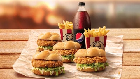 $20.95 Family Burger Box Kfc Voucher