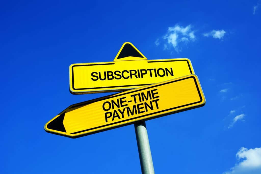 Subscription Vs One Time Payment How To Be Good With Money
